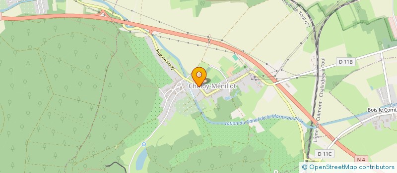 localisation de l'entreprise GROUP FONCIER AGRICIOLE DE LA LIVRAYE  CHOLOY-MENILLOT