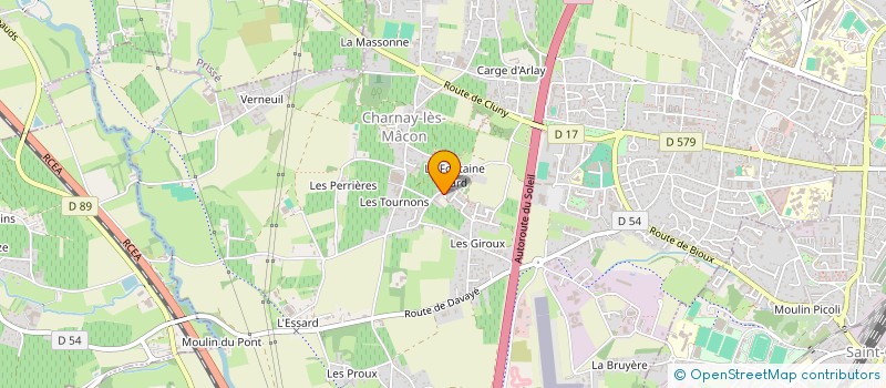 localisation de l'entreprise GROUP.FONCIER DE LA FONTAINE MATHOUD à CHARNAY-LES-MACON