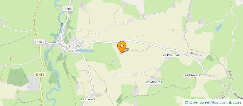 localisation de l'entreprise GROUP FONCIER RURAL A.E.M LES FOUCAUDS  VAUMAS