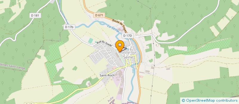 localisation de l'entreprise GROUP FONCIER VITICOLE DE VALODON  MUSSY-SUR-SEINE