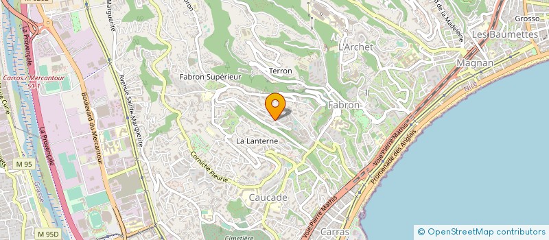 localisation de l'entreprise GROUP.FOREST.CLONGIS SAINT MARTIN EN BES à NICE