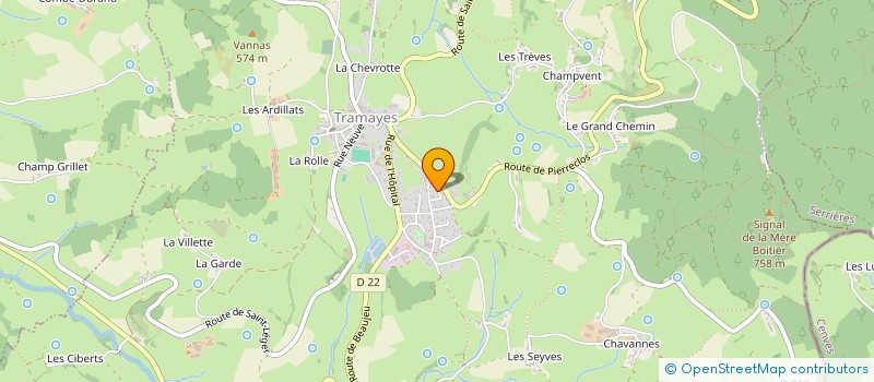 localisation de l'entreprise GROUP FOREST DE LA BROSSE DES LEVRIERS  TRAMBLY