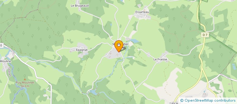 localisation de l'entreprise GROUP FOREST DU MASVAUDIER à VALLIERE