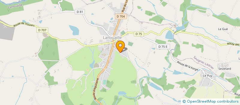 localisation de l'entreprise GROUP FOREST HOIRIE CONSTANT  LANOUAILLE