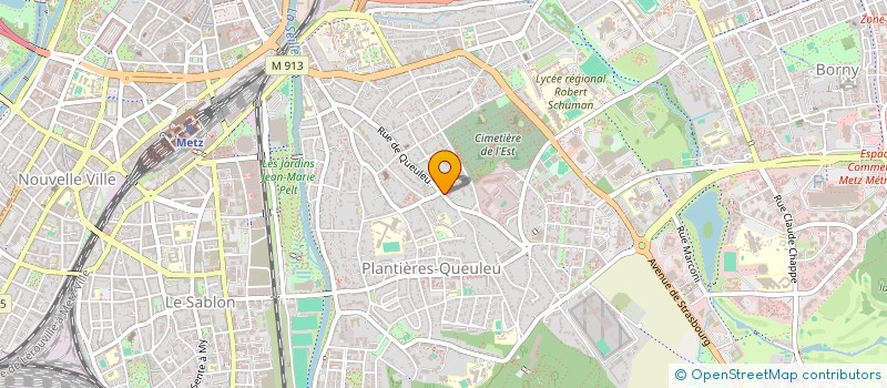 localisation de l'entreprise GROUP FOREST HUSAREN BORN + TILTIES KAUL  METZ