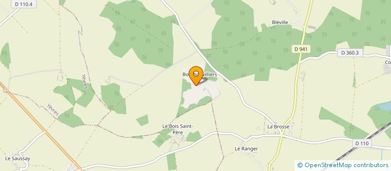 localisation de l'entreprise GROUP FORESTIER BOUTHONVILLIERS à DANGEAU