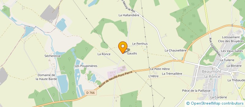 localisation de l'entreprise GROUP FORESTIER DE LA BORDE à SAINT ANTOINE DU ROCHER