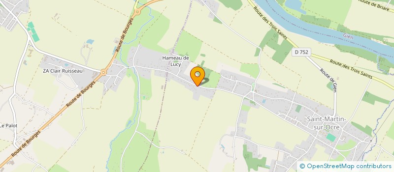 localisation de l'entreprise GROUP FORESTIER DE LA BRISSONNIERE  SAINT-MARTIN-SUR-OCRE