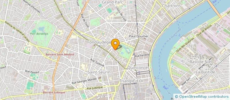 localisation de l'entreprise GROUP FORESTIER DE LESMARQUES à BORDEAUX