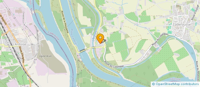 localisation de l'entreprise GROUP.FORESTIER DOMAINE DE LA PIBOULETTE  CADEROUSSE