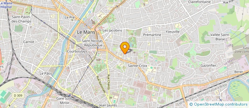 localisation de l'entreprise GROUP FORESTIER PTT ETANG DE LA NEUVILLE  LE MANS