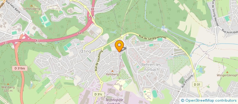 localisation de l'entreprise GROUP FORTIUM PROTECTION  FORBACH