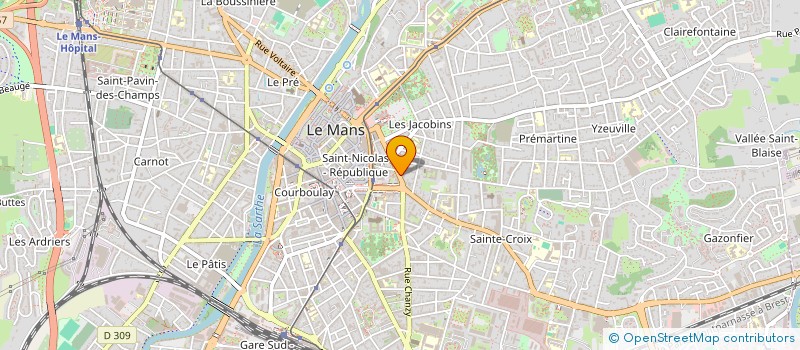 localisation de l'entreprise GROUP FOX à LE MANS