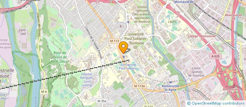 localisation de l'entreprise GROUP FRANC HELLEN RECH BIOLOG à TOULOUSE