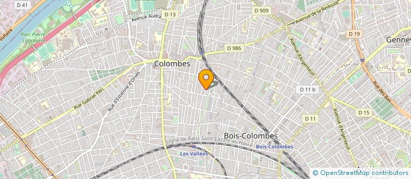 localisation de l'entreprise GROUP FRANCAIS DE PREVENTION à COLOMBES