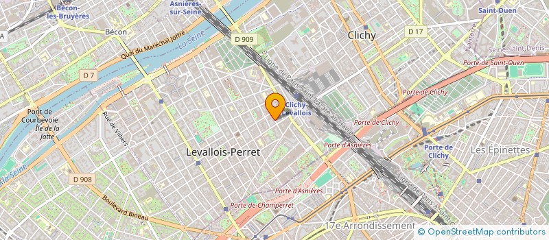 localisation de l'entreprise GROUP GAD à LEVALLOIS-PERRET