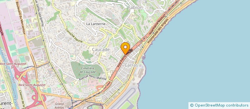 localisation de l'entreprise GROUP GESTION MUTUALITE AGRICOLE AM à NICE