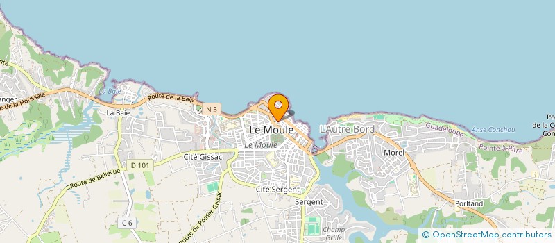 localisation de l'entreprise GROUP' HAPPY à LE MOULE