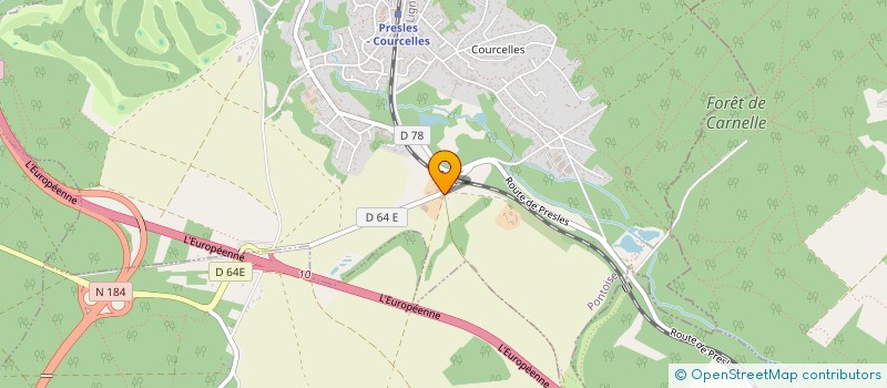 localisation de l'entreprise GROUP HCS  PRESLES