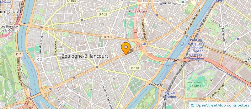 localisation de l'entreprise GROUP INDIGO à BOULOGNE-BILLANCOURT