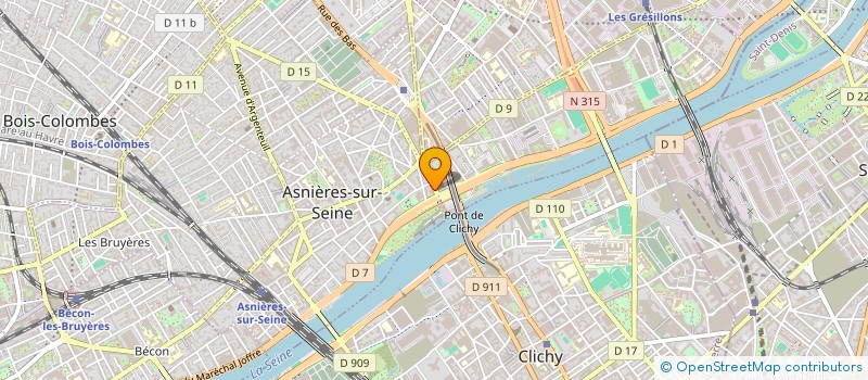localisation de l'entreprise GROUP INDUST GENNEVILLIERS ASNIERES à ASNIERES-SUR-SEINE