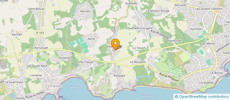 localisation de l'entreprise GROUP.INDUSTRIEL ET COMMERCIAL à LARMOR-PLAGE