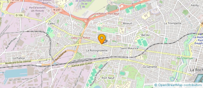 localisation de l'entreprise GROUP INSERTION HANDICAP PHYS  LA ROCHELLE