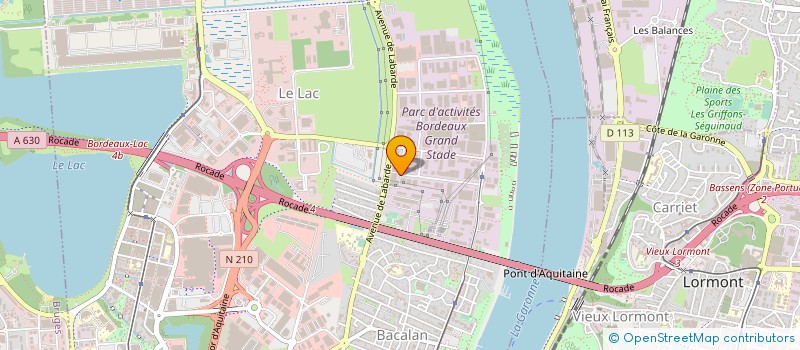 localisation de l'entreprise GROUP INTER FEMME & ENFA à BORDEAUX