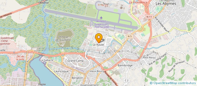 localisation de l'entreprise GROUP INTERET ECONOMIQUE TAXI SERVICE à LES ABYMES