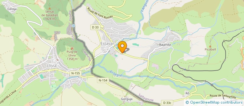 localisation de l'entreprise GROUP INTERPROF SAILLAGOUSE  SAILLAGOUSE