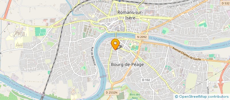 localisation de l'entreprise GROUP INTERVENTION SECURITE ROMANAIS à BOURG-DE-PEAGE