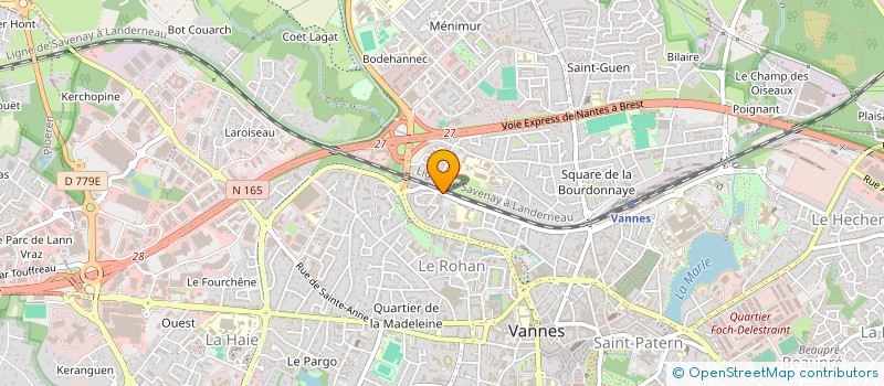 localisation de l'entreprise GROUP INTERVENTION THERAPEUTIQUE EDUCATI à VANNES