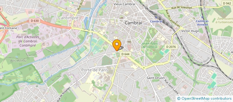 localisation de l'entreprise GROUP INVEST SAVOLIERE à CAMBRAI