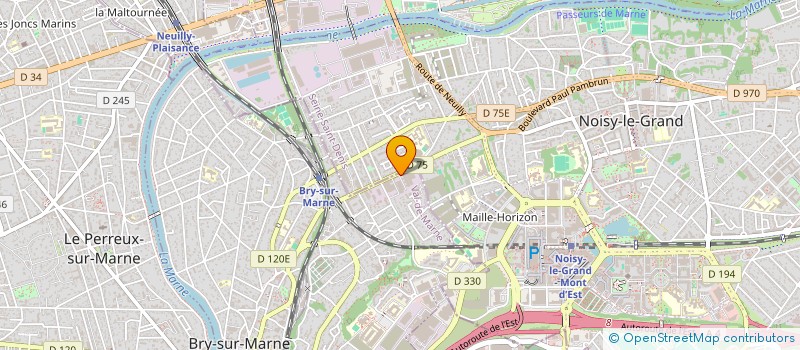 localisation de l'entreprise GROUP ITEM PENGUIN SAS à BRY-SUR-MARNE