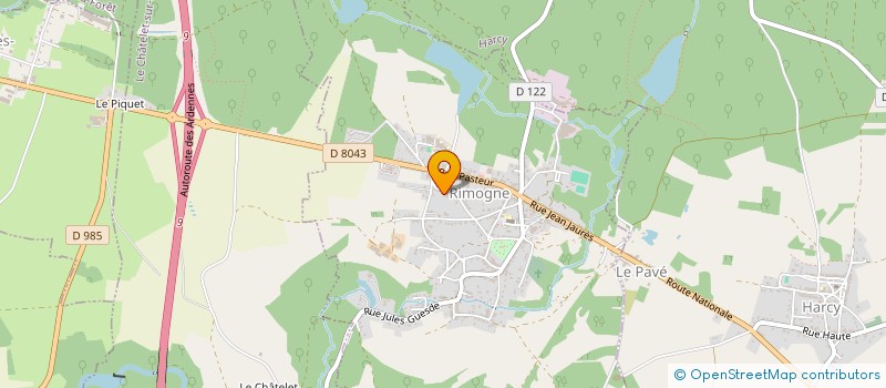 localisation de l'entreprise GROUP KLEIN  RIMOGNE