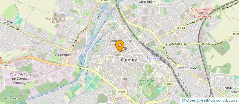 localisation de l'entreprise GROUP LOCAL EMPLOYEURS HAINAUT CAMBRESIS à CAMBRAI