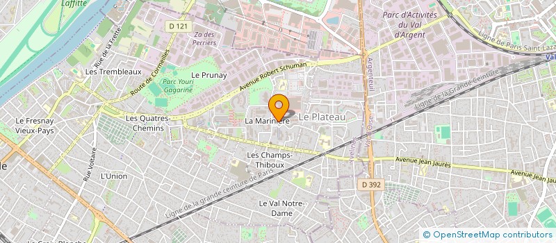 localisation de l'entreprise GROUP LW  SARTROUVILLE