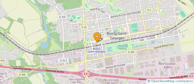 localisation de l'entreprise GROUP MARTEAU à BUSSY-SAINT-GEORGES