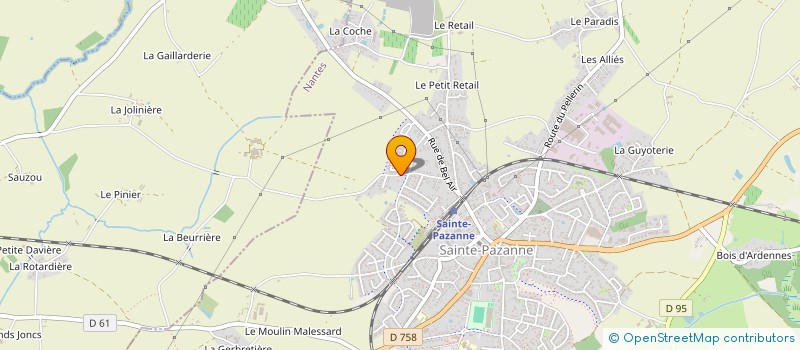 localisation de l'entreprise GROUP MEDICAL LOUIS FIDELE BRETONNEAU  SAINTE-PAZANNE