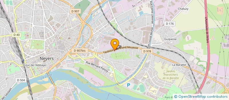 localisation de l'entreprise GROUP MG CORPORATION à NEVERS
