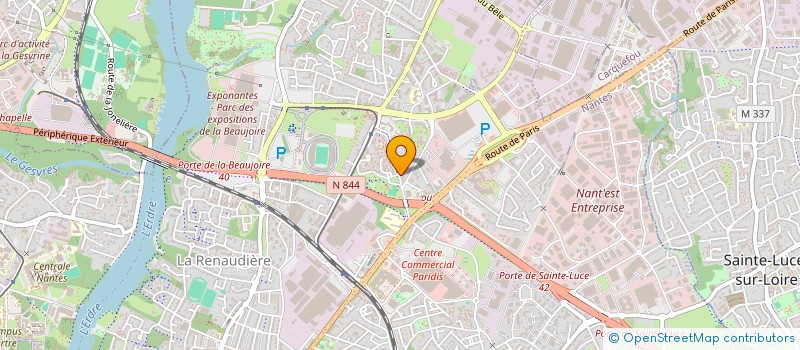 localisation de l'entreprise GROUP MILERO  NANTES