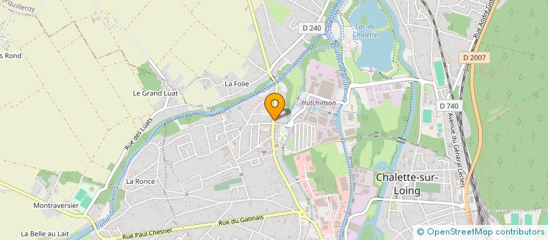 localisation de l'entreprise GROUP MS à CHALETTE-SUR-LOING
