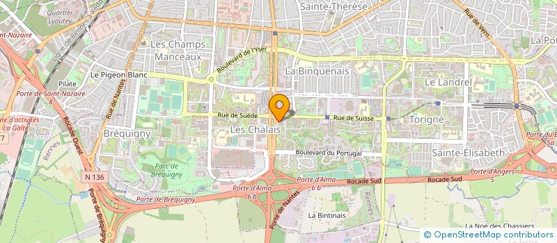 localisation de l'entreprise GROUP NATIONAL D'ENTREPRE POMPES FUNEBRE à RENNES