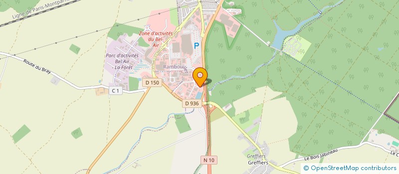 localisation de l'entreprise GROUP OF SECURITY CENTERS AND RISK MANAGEMENT GSCR MANAGEMENT  RAMBOUILLET