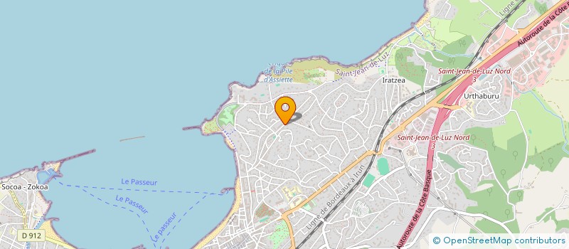 localisation de l'entreprise GROUP P&G INVEST  SAINT-JEAN-DE-LUZ