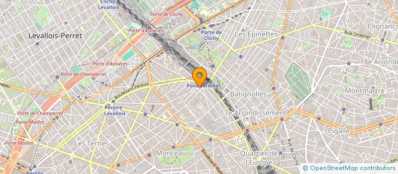 localisation de l'entreprise GROUP PARA MEDIC JOUFFROY  PARIS