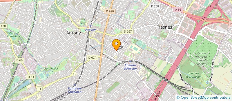 localisation de l'entreprise GROUP PARENTS CATHOLIQUES à ANTONY