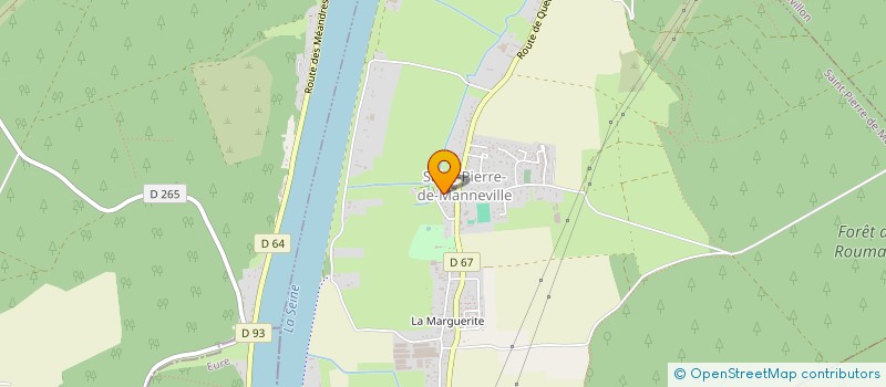 localisation de l'entreprise GROUP PAROISSIAL ST PIERRE DE MANNEVILLE  SAINT-PIERRE-DE-MANNEVILLE