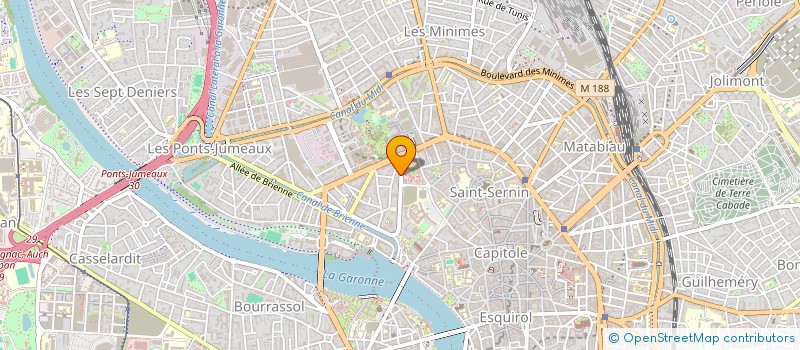 localisation de l'entreprise GROUP'PARTENAIRE  TOULOUSE