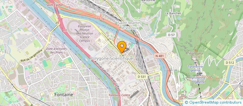 localisation de l'entreprise GROUP PATRO MEDEC PREVE EDUCA SANIT BTP à GRENOBLE